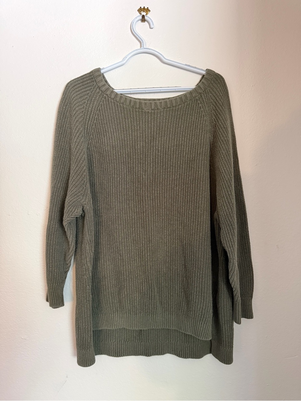 Olive Green Women's Knit Sweater